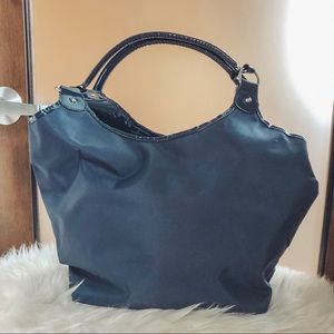 Navy Blue PVC Tote